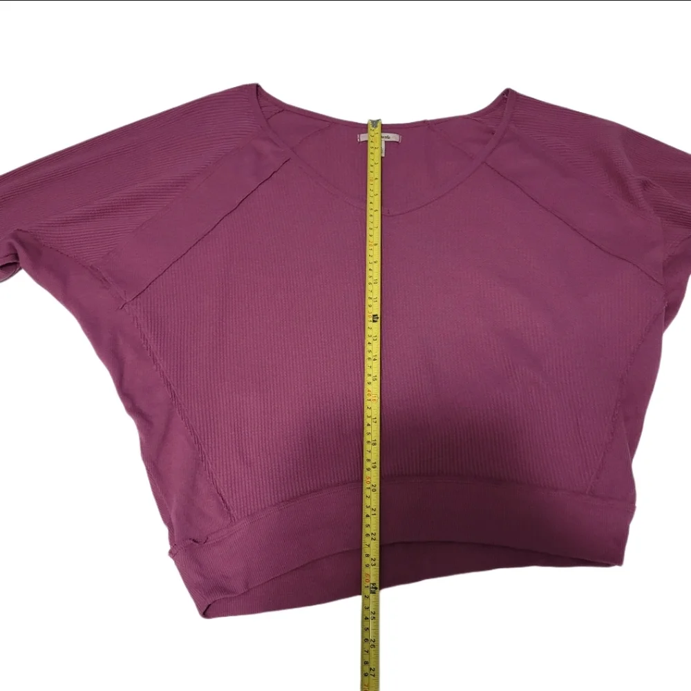 Free People   Women's Size M   Thermal Top   Mulberry - Picture 12 of 16